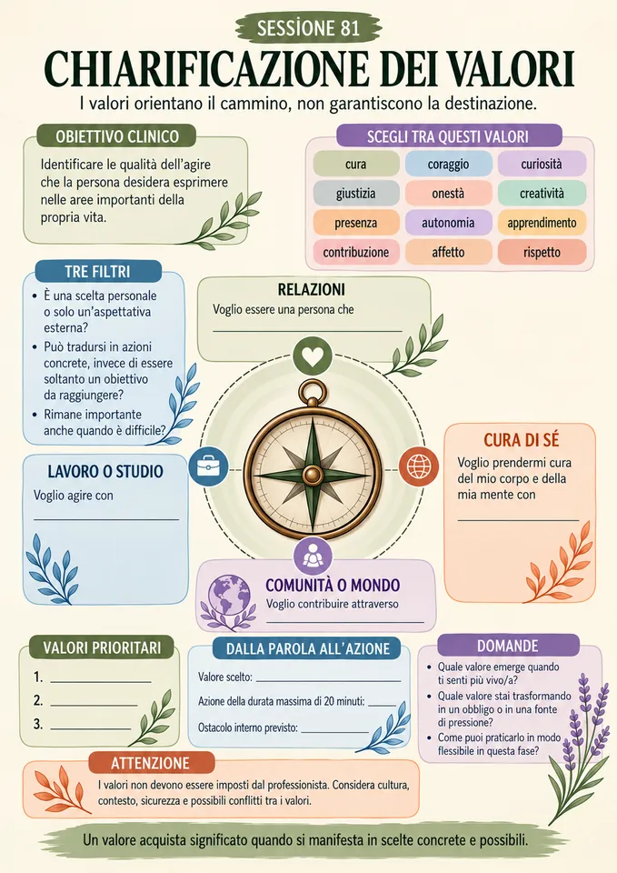 Chiarificazione dei valori
